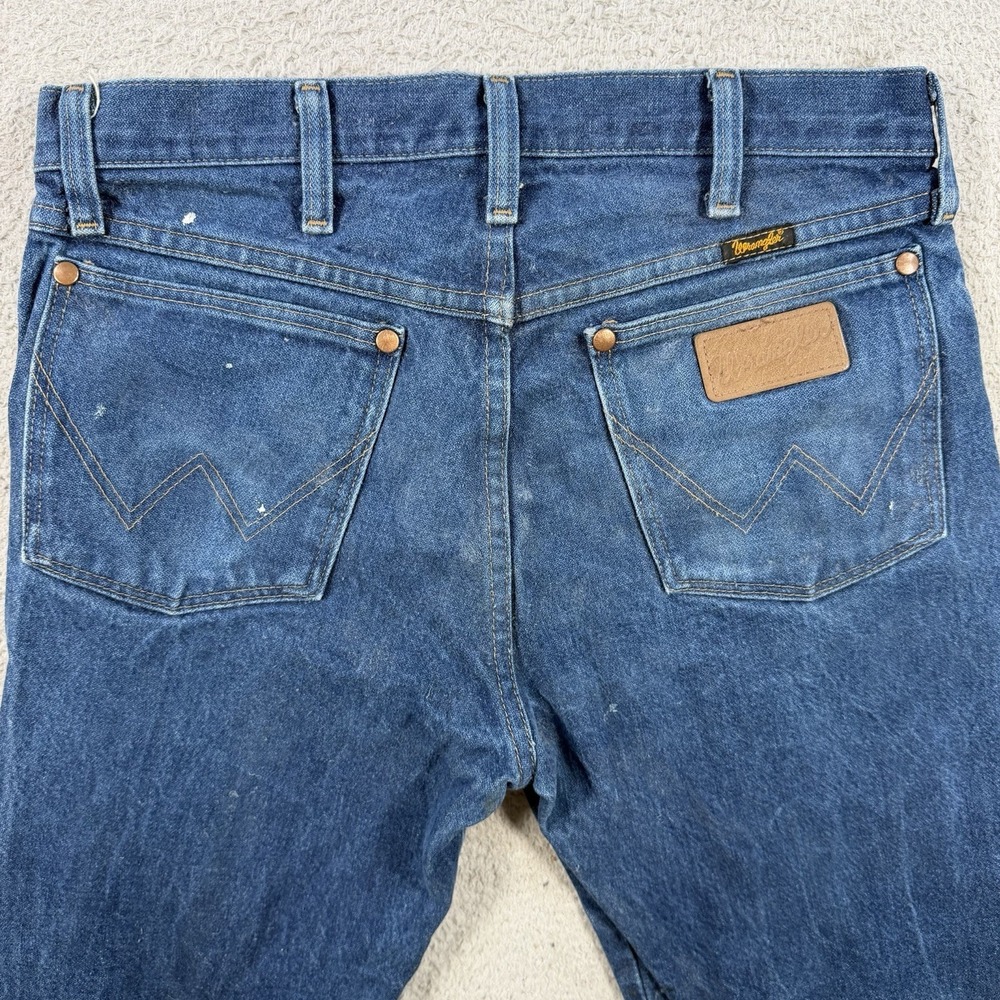 Wrangler Jeans Mens 30x30 Blue Cowboy Cut Western Rodeo Denim Workwear
